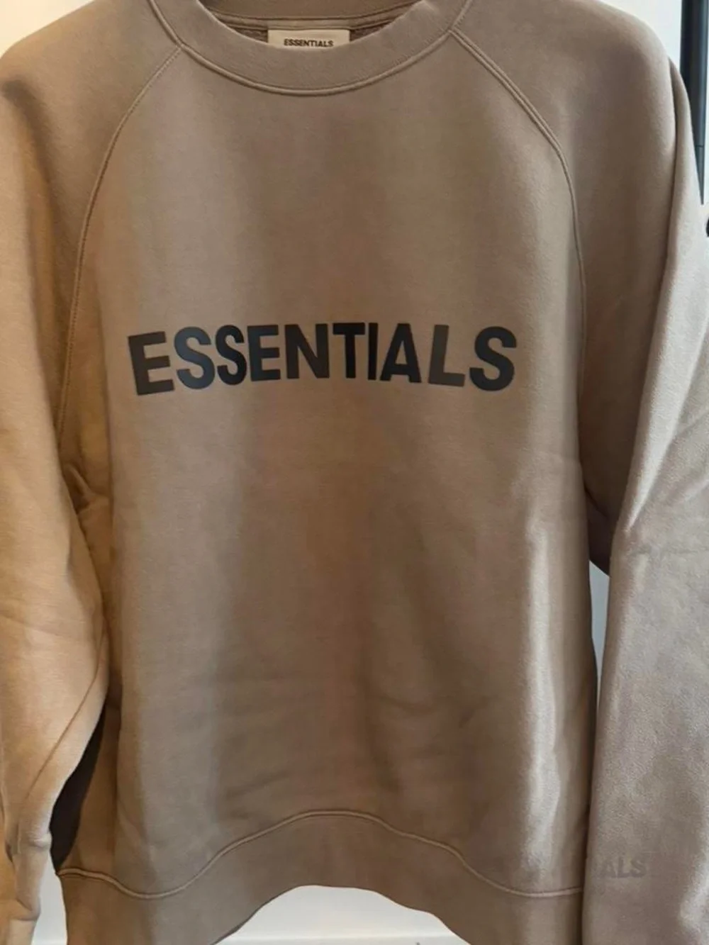 Fear of God ESSENTIALS Taupe Crewneck Sweatshirt